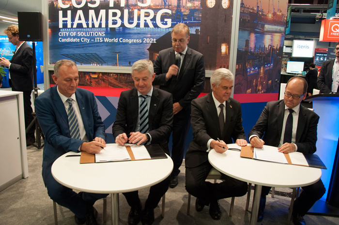 Hamburg is the host city of the ITS World Congress 2021