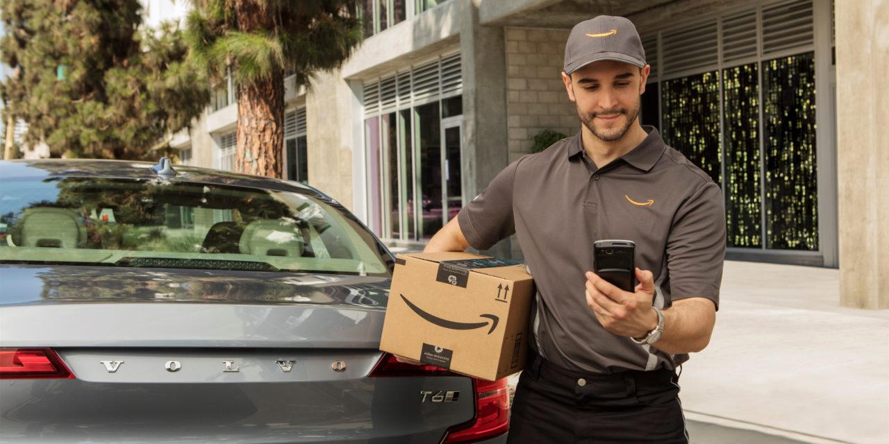Volvo partners with Amazon for in-car delivery services