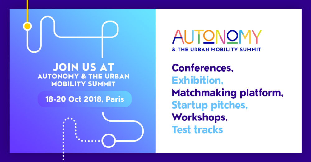 ERTICO partners with Autonomy, the urban Mobility Summit