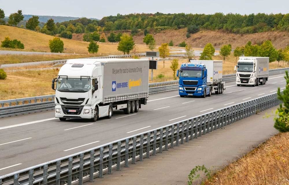 Continental and Knorr-­Bremse announce a partnership for highly automated driving in commercial vehicles
