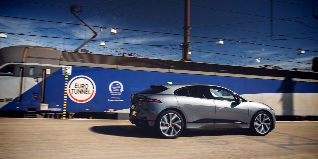 Jaguar charges through channel tunnel for cross-continent i-pace drive