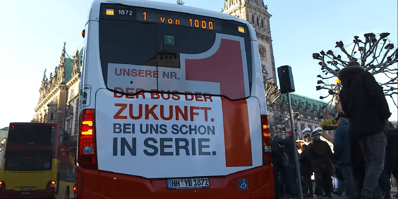 Hamburg now en route to emission-free bus fleet in 2030