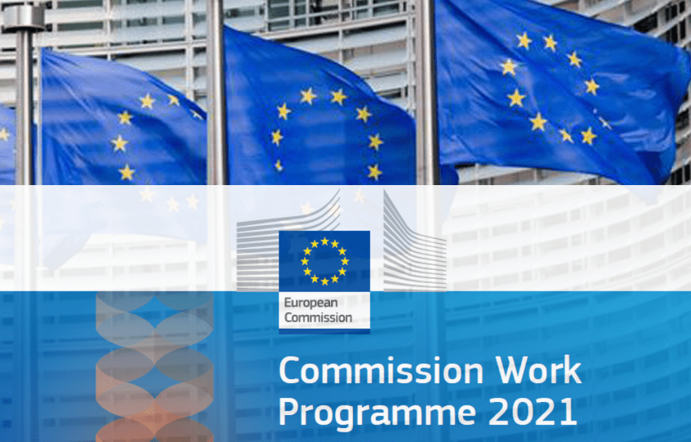 The European Commission adopts its 2021 work programme