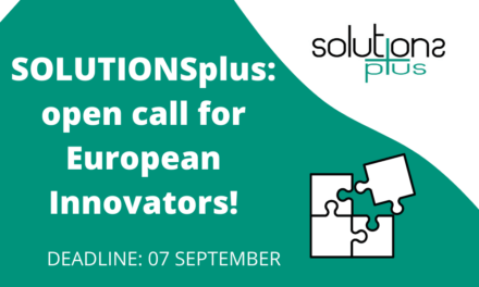 REMINDER: SOLUTIONSplus call for innovators closes soon