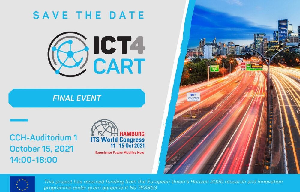 Last chance to register to ICT4CART Final Event