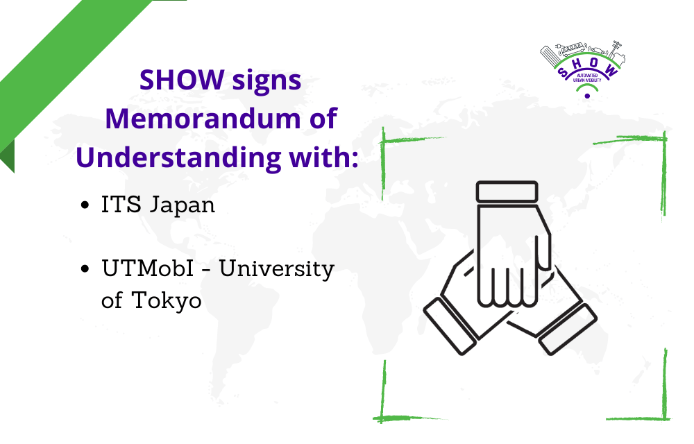 SHOW signs MoU with ITS Japan and UTmobI