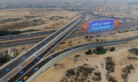 DUBAI RTA new bridge is part of the Dubai-Al Ain Road Improvement Project
