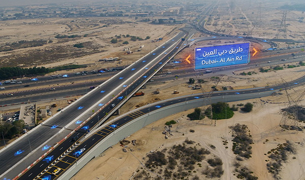 DUBAI RTA new bridge is part of the Dubai-Al Ain Road Improvement Project