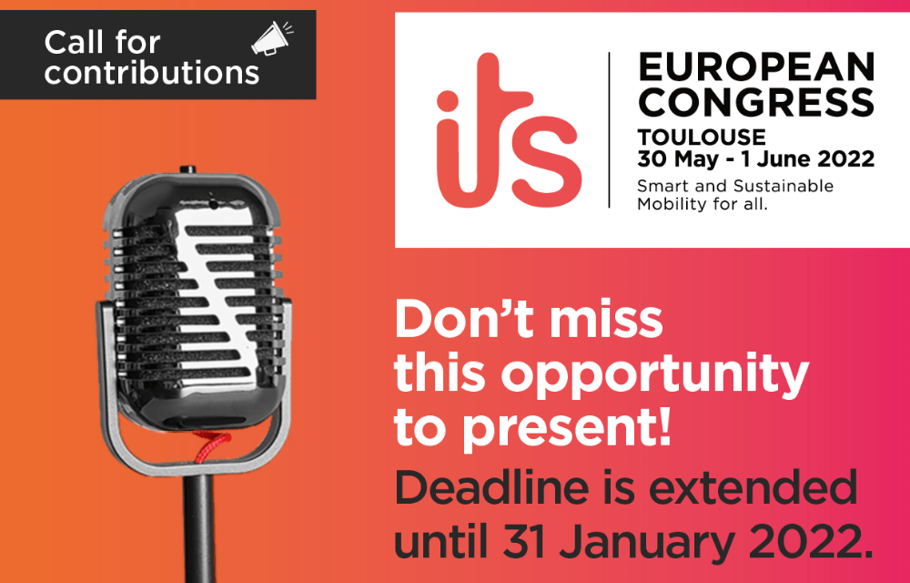 Call for Contribution submission deadline extended: 31 January 2022
