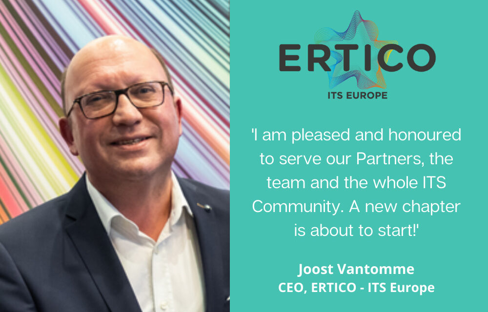 Joost Vantomme: a new chapter for ERTICO with new CEO