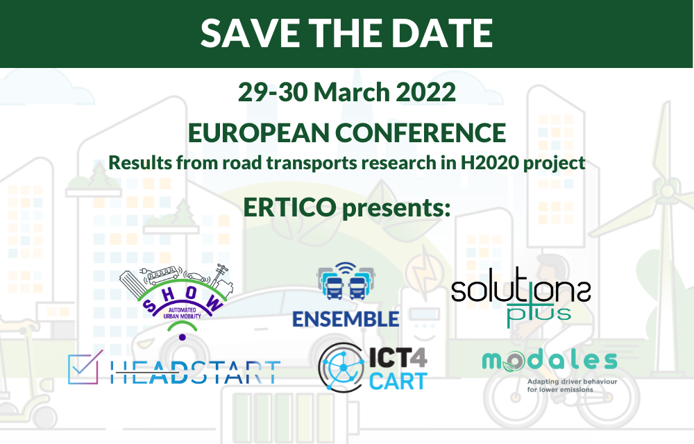 ERTICO Partnership projects presented at the European Conference