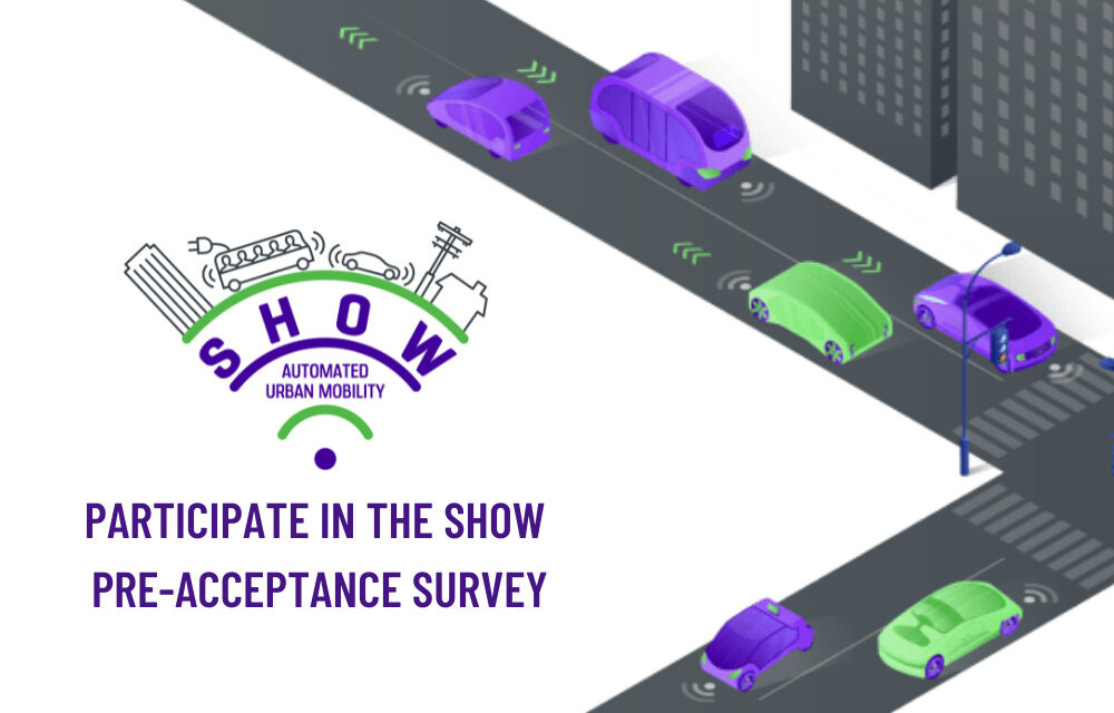 SHOW Survey: Get involved in the deployment of shared connected and automated mobility