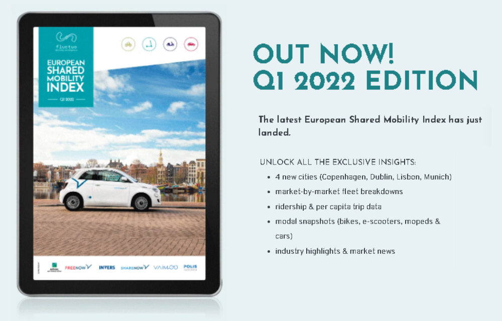 Latest European Shared Mobility Index published