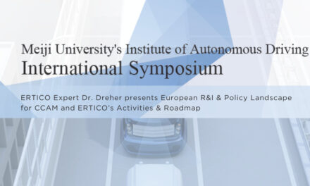 ERTICO Expert, Dr. Dreher presents at the Meiji University International Symposium 