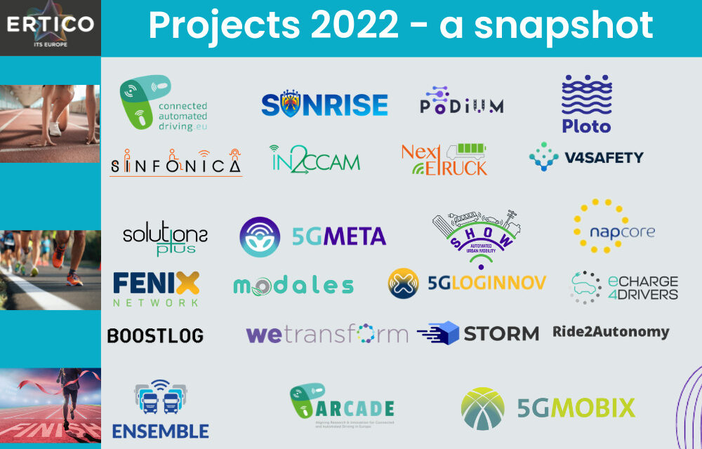 A 2022 snapshot of ERTICO Projects