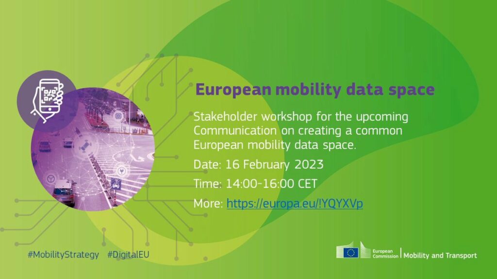 Public workshop on creating a common European mobility data spaces ...