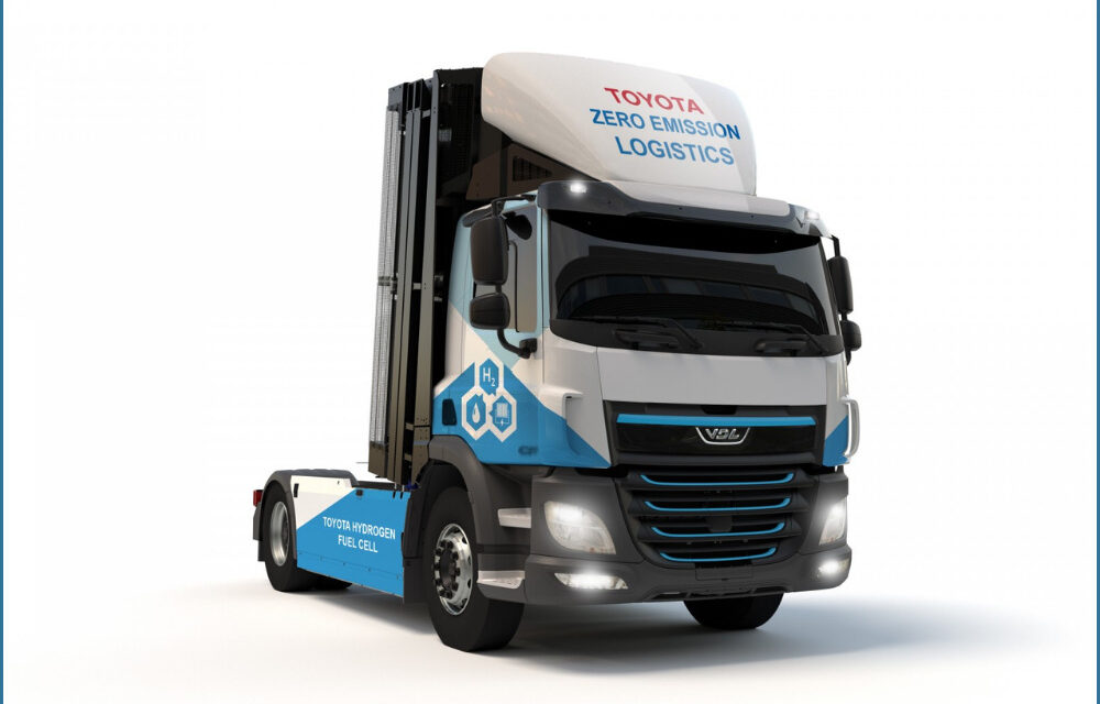 Hydrogen fuel cell trucks to decarbonise Toyota logistics