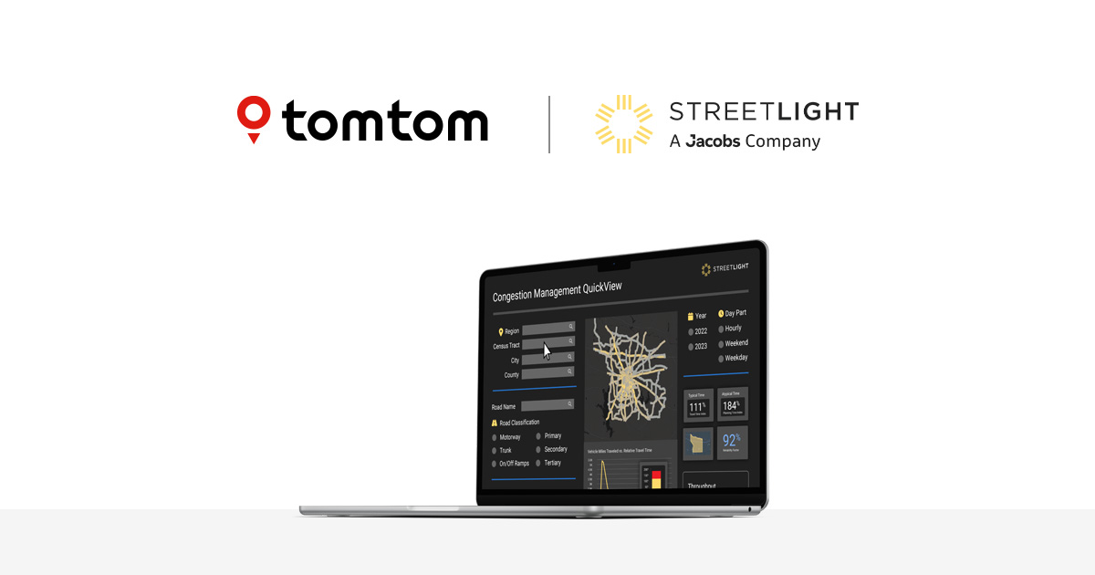 TomTom and StreetLight delivers worldwide transportation data and insights