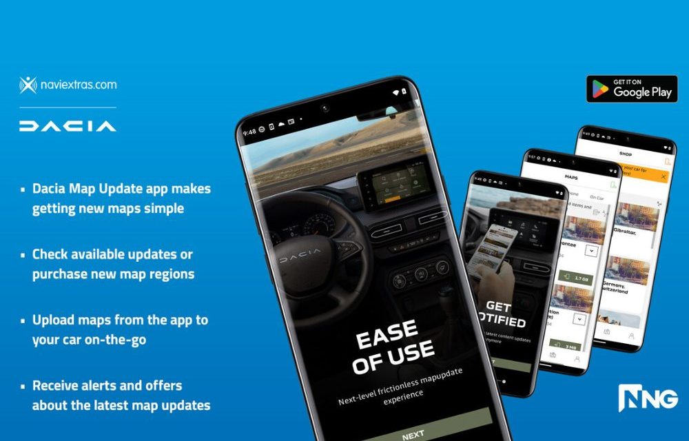NNG offers Dacia Drivers Smartphone-Based Map Updates