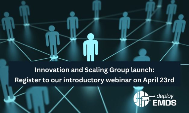 Last chance to reserve your spot at the upcoming Innovation and Scaling Group webinar