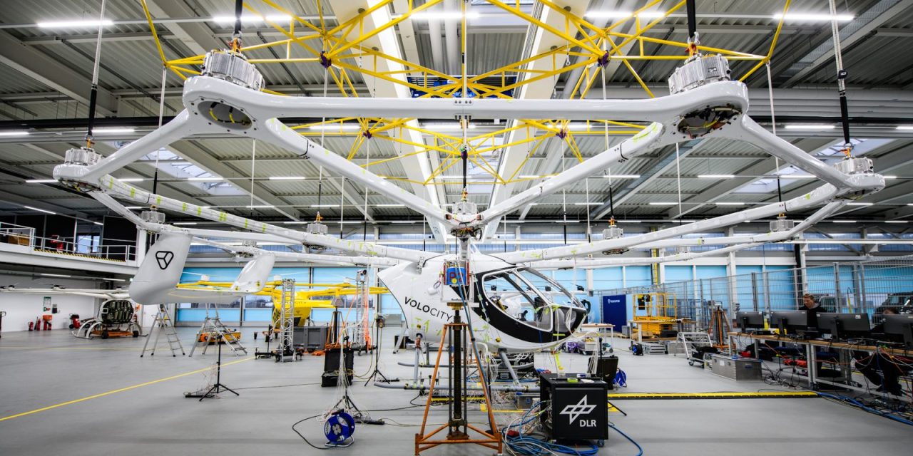 DLR successfully tests Volocopter’s air taxi