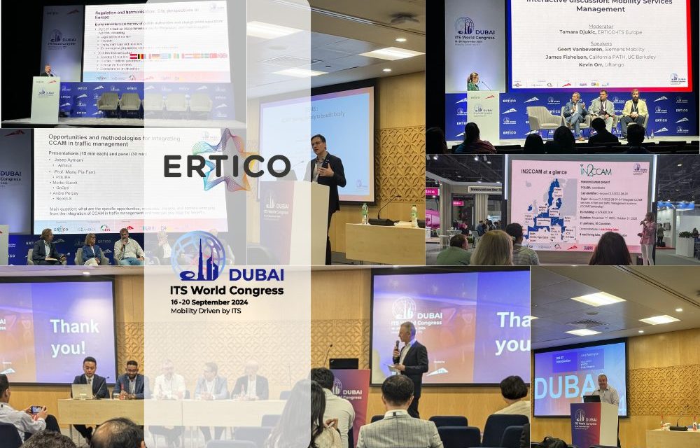 The ITS World Congress in Dubai through ERTICO’s Key Projects and Contributions