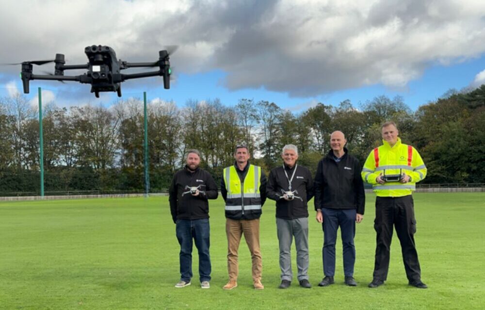 TfWM Drone Network honoured the UK National Transport Award