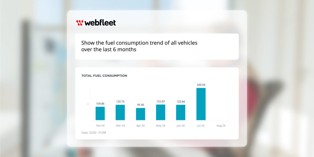 Bridgestone’s Webfleet Launches Game-Changing AI Tool for Fleet Managers