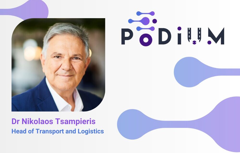 Paving the way for connected and automated mobility: Insights from Dr Nikolaos Tsampieris on PoDIUM