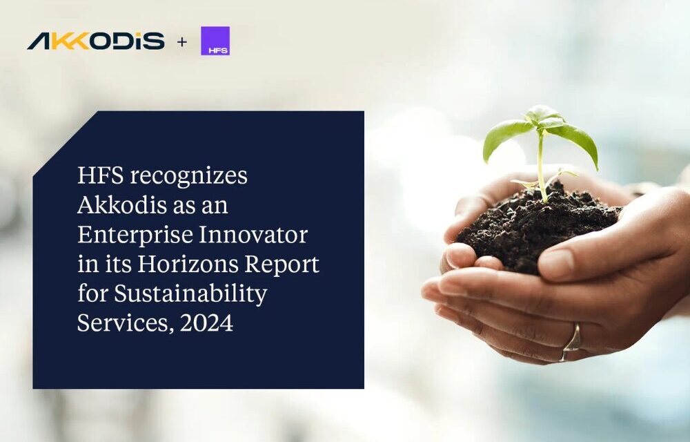 Akkodis Recognised as ‘Enterprise Innovator’ in HFS 2024 Sustainability Report