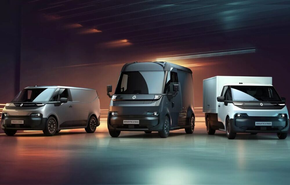 Renault presents a new era in electric LCVs, with Estafette, Goelette and Trafic