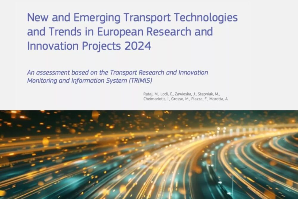 Transport Technologies and Trends in European Research & Innovation ...