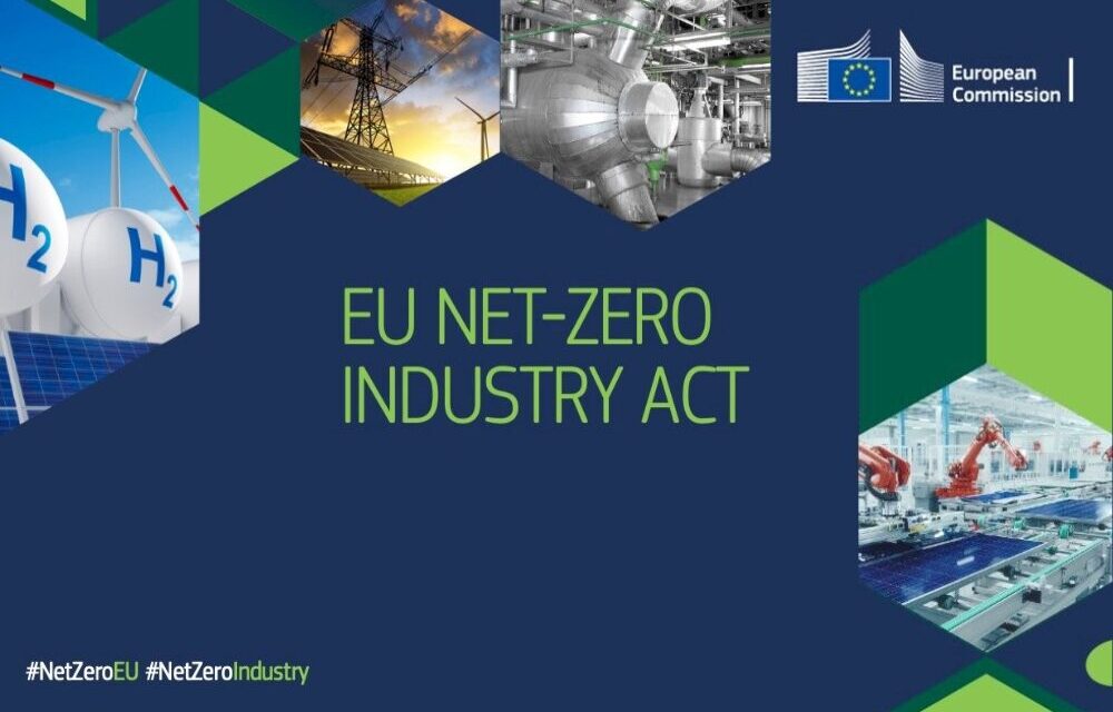 Net-Zero Industry Act accelerates decarbonisation technologies in the EU